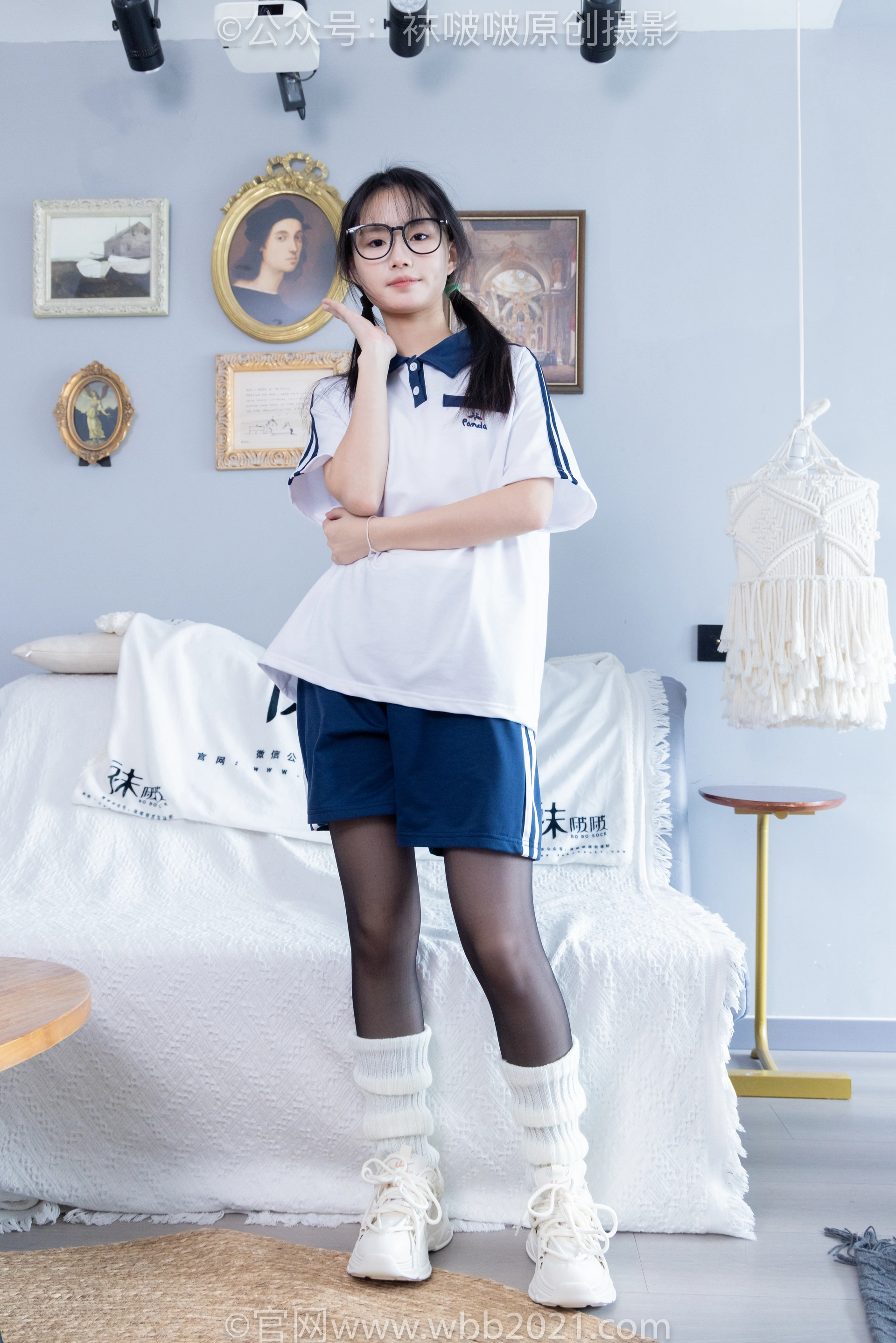 [BoBoSocks袜啵啵] NO.335 甜甜圈-校服、运动鞋、薄黑丝（脚尖加固款）、袜套（花絮版） 1